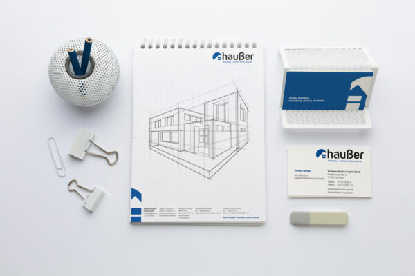 Hasenmaile Corporate Design Wohnbau Hausser